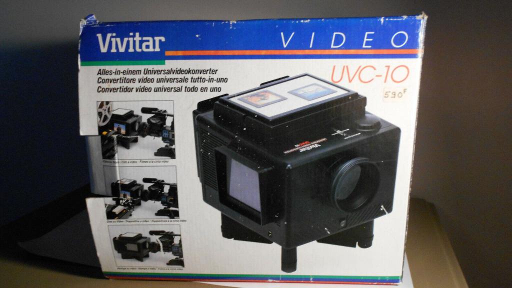 Oude Vivitar UVC-10 omvormer, Ophalen, Gebruikt