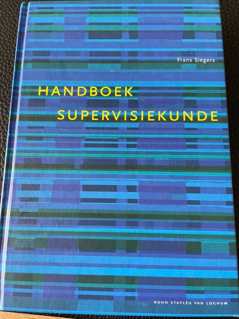 Frans Siegers - handboek supervisiekunde - hardcover, Ophalen, Zo goed als nieuw