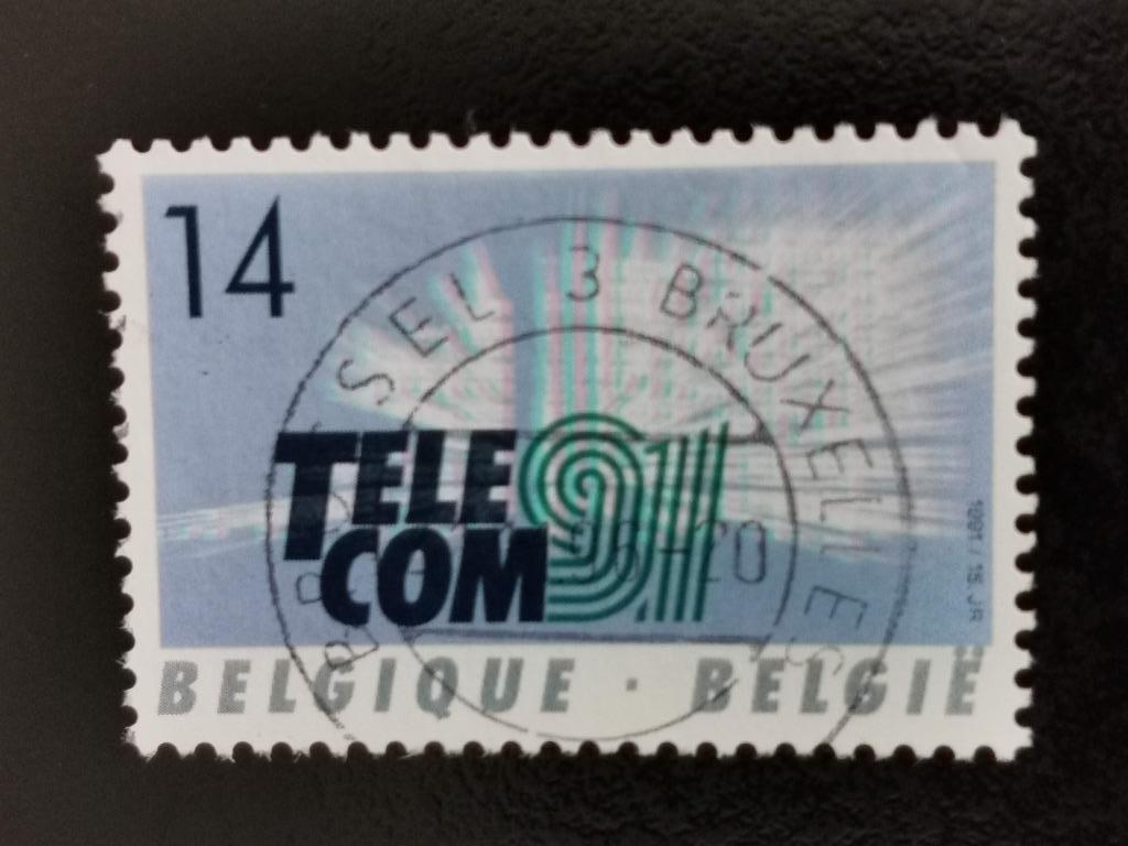 Belgique 1991 - Salon des télécommunications à Genève, Enlèvement ou Envoi, Affranchi