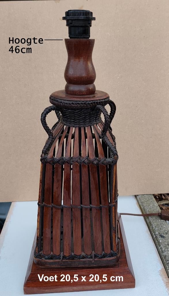 Pied de lampe de Manou, Maison & Meubles, Enlèvement, Utilisé, Bois