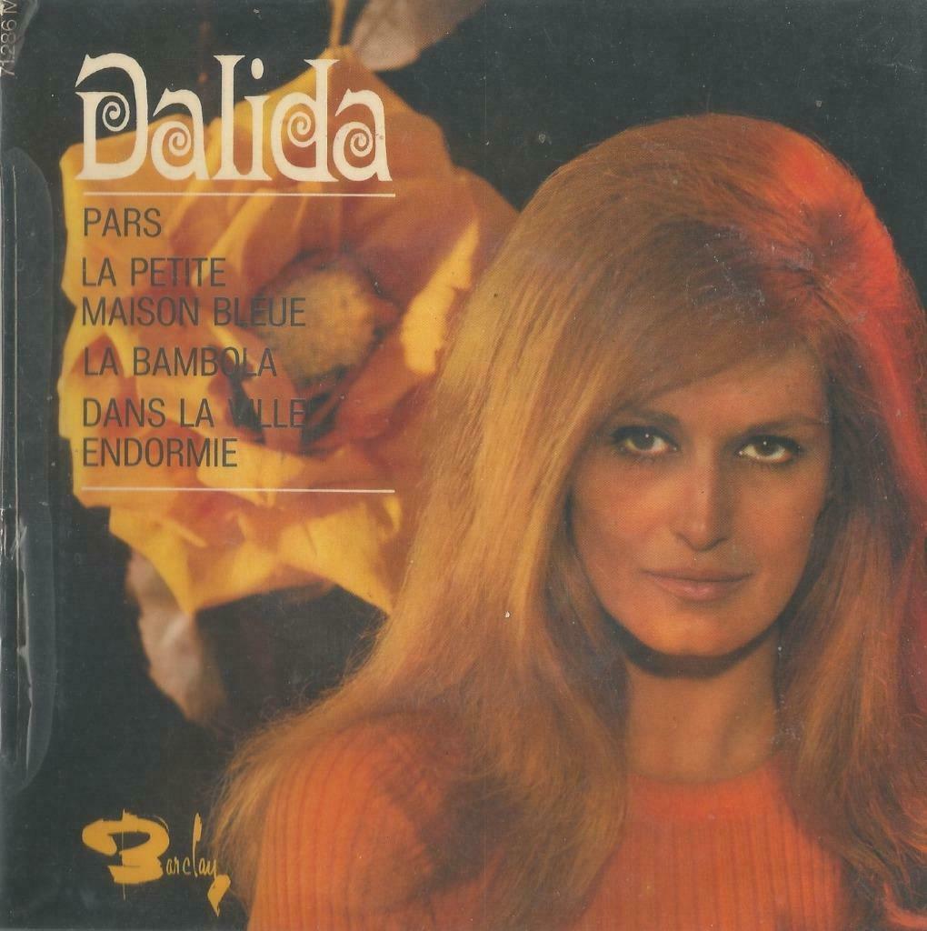 Dalida – Pars / La maison bleue + 2 – Single - EP, Ophalen of Verzenden, Gebruikt, Pop