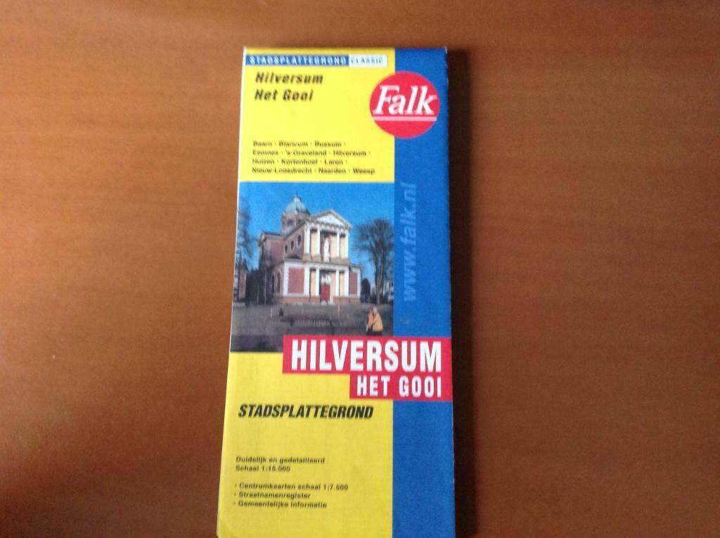 Plattegrondkaart Hilversum - Het Gooi, Overige merken, Overige typen, Ophalen of Verzenden, Zo goed als nieuw
