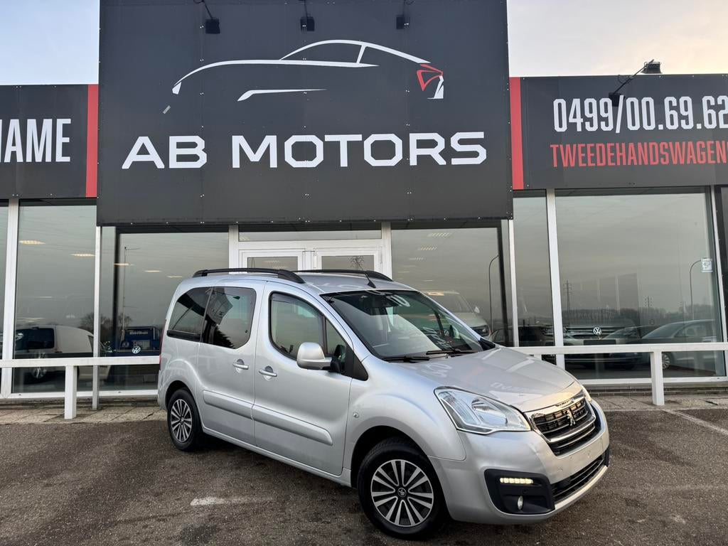 Peugeot Partner 1.6E-HDI 2017 Automaat Navi camera leder, Auto's, Peugeot, Automaat, Euro 6, Leder, Bedrijf
