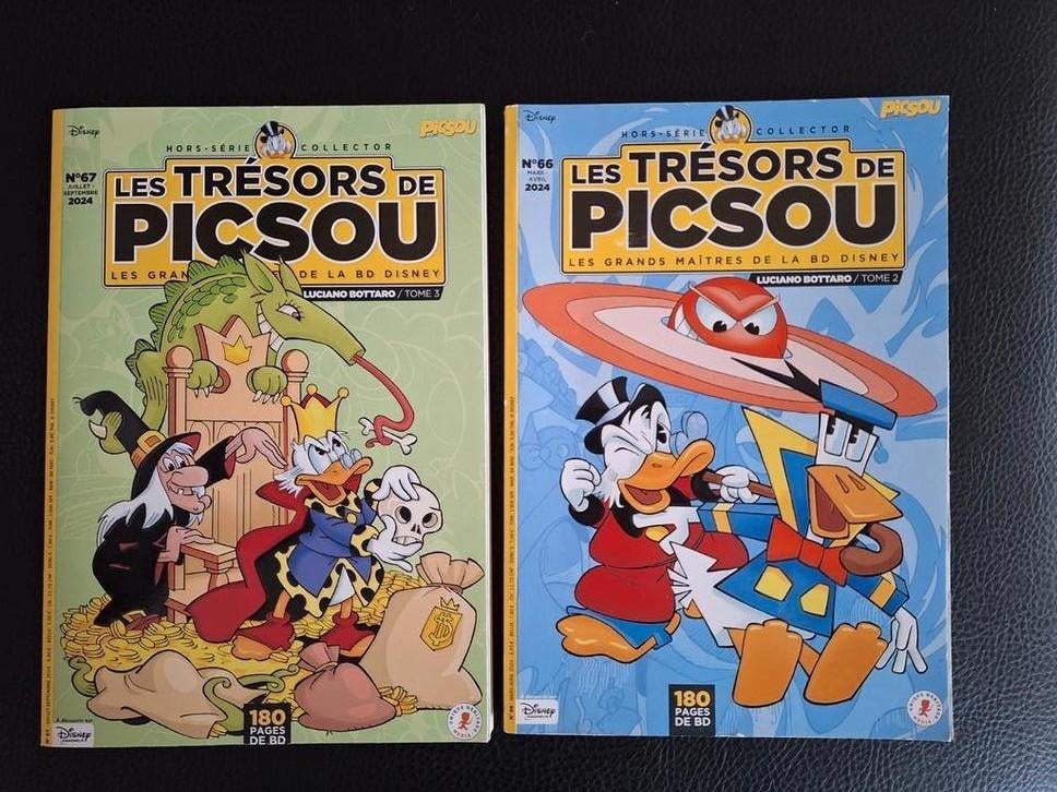 Twee nummers van Disney Les trésors de picsou nrs 66 en 67, Europa, Nieuw, Ophalen of Verzenden, Meerdere comics