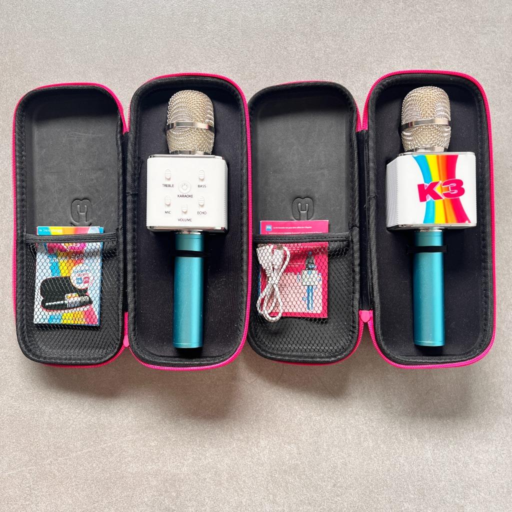 K3 karaoke microfoon speaker - nog 1 beschikbaar, Ophalen, Zo goed als nieuw, Jongen of Meisje