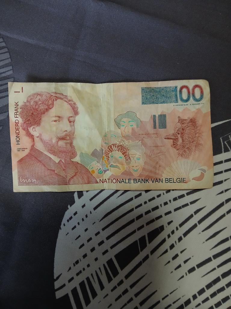 Billet de 100 francs Belge