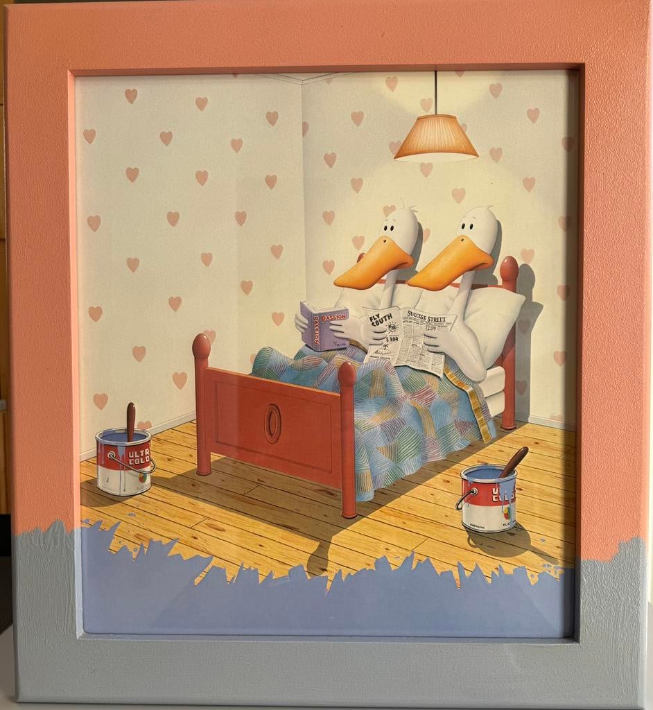 Ingekaderde poster (onder glas), Verzamelen, Ophalen, Zo goed als nieuw