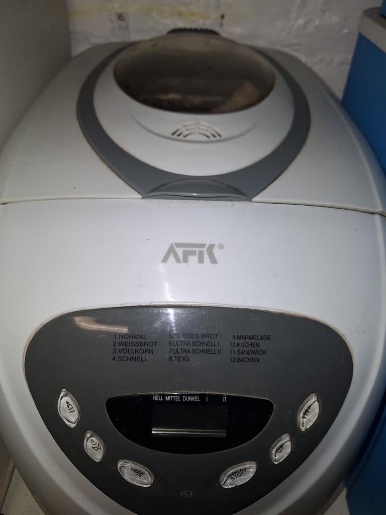 Broodmachine merk AFK, Ophalen