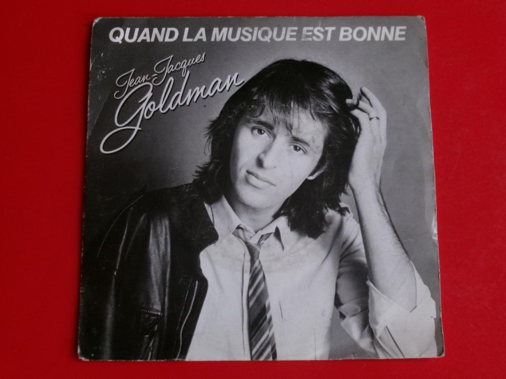 VINYL 45 TOURS : * GOLDMAN * QUAND LA MUSIQUE EST BONNE, CD & DVD, Vinyles | Autres Vinyles, Enlèvement, Utilisé, Autres formats