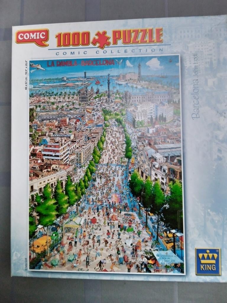 Comic puzzel 1000 stuks, Hobby en Vrije tijd, Ophalen, Zo goed als nieuw