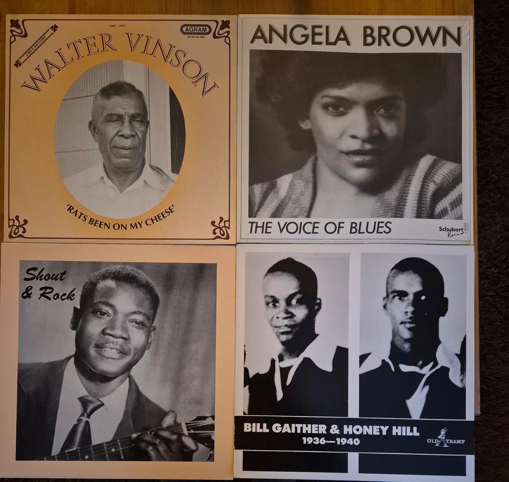 Lot van 4 bluesalbums, Enlèvement ou Envoi, Utilisé, 12 pouces, Blues