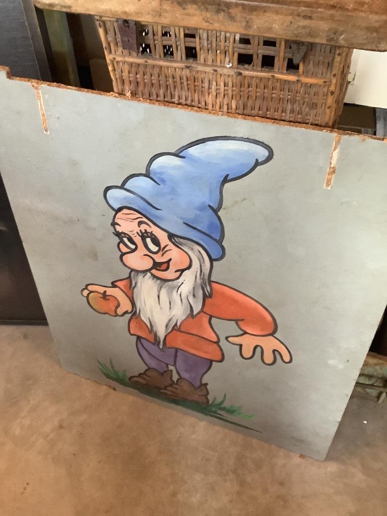 Oud kermisbord, Ophalen