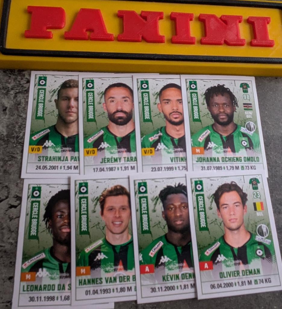 PANINI STICKERS FOOTBALL 2020/2021 MERCATO’s CERCLE BRUGGE, Ophalen of Verzenden, Nieuw