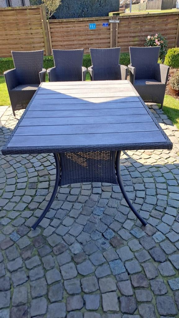 Tuintafel, Ophalen, Gebruikt, Eettafel, Rotan