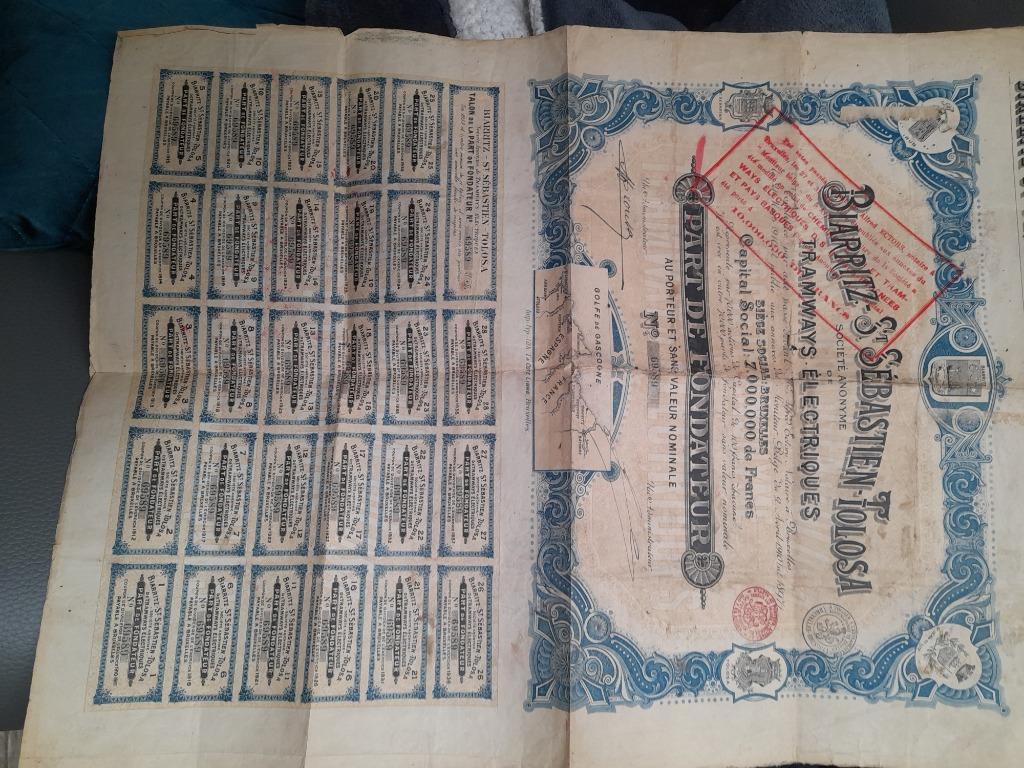 aandeel, Postzegels en Munten, Aandelen en Waardepapieren, Ophalen, Aandeel