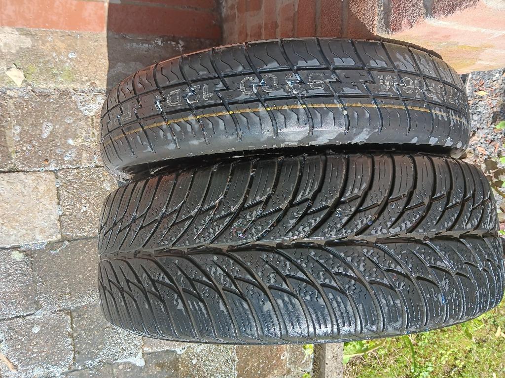 2 banden, Ophalen, Bestelwagen, All Season, Banden en Velgen