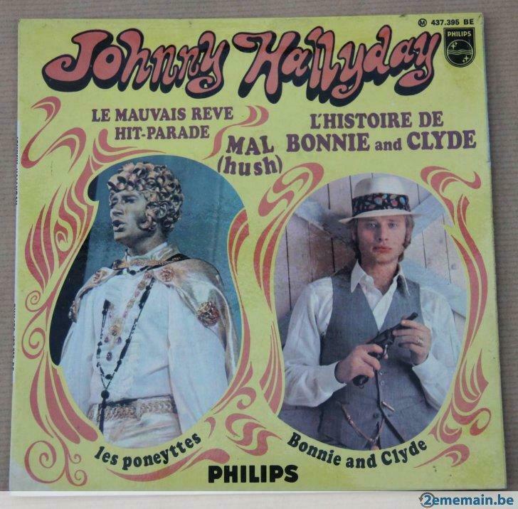 Johnny Hallyday 45 T original, Enlèvement ou Envoi