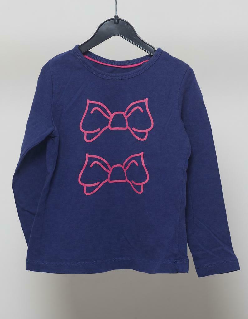 T-shirt bleu marine manches longues lupilu 3 ans, Gebruikt, Meisje