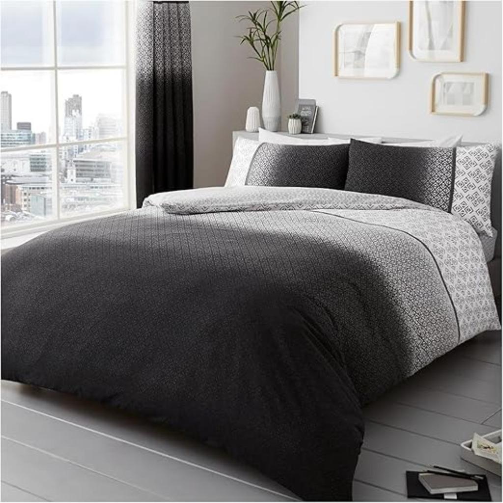 Parure de lit | 200 x 200 | Gris | Nouveau, Neuf, Gris, -, -