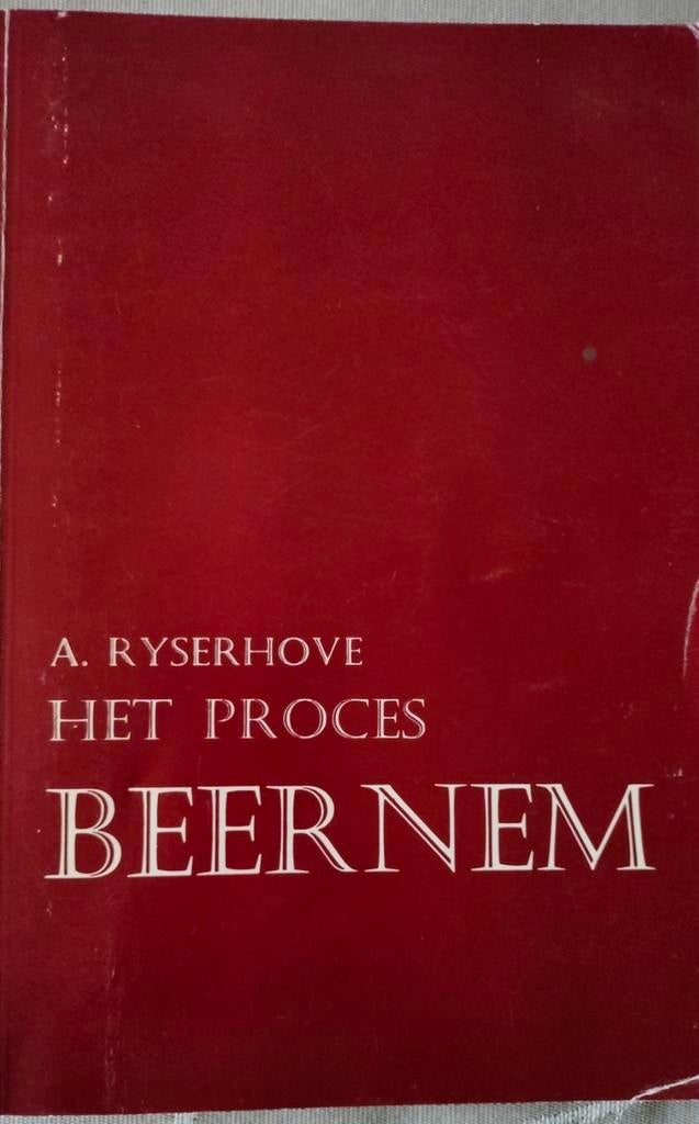 Het proces Beernem A. Ryserhove, Enlèvement ou Envoi, Comme neuf