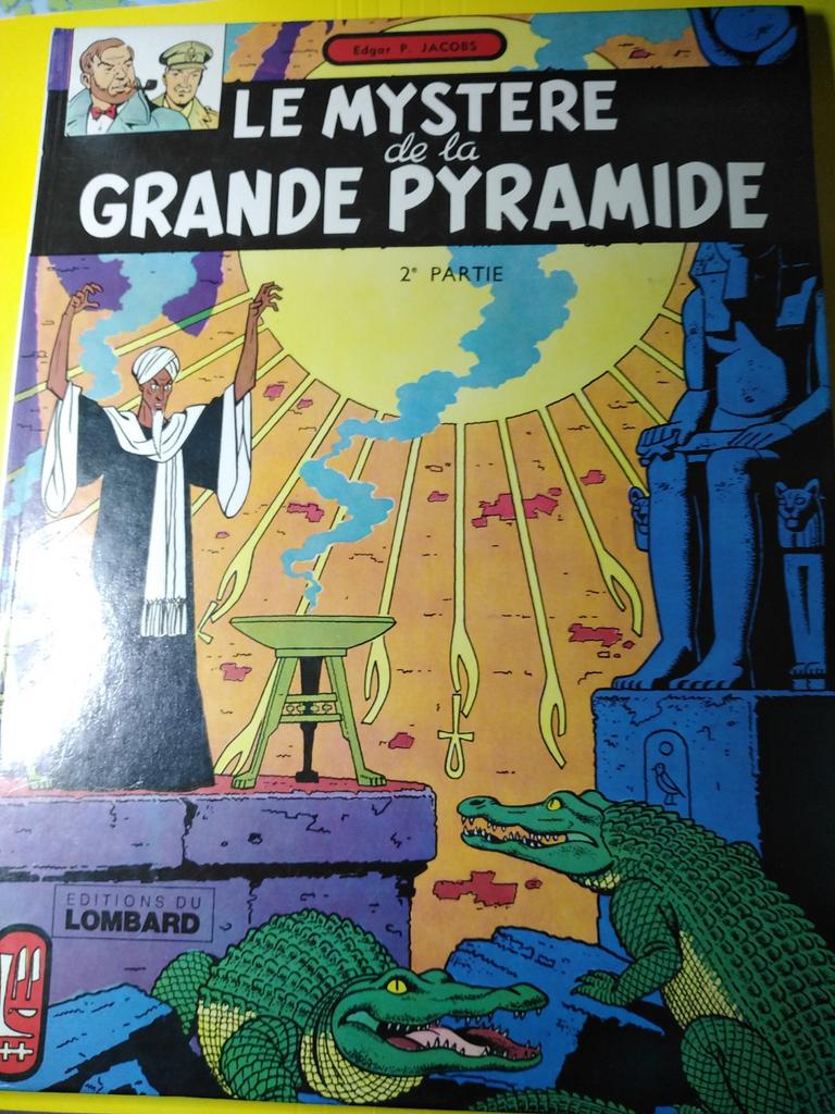 Le Mystère de la Grande Pyramide E. P. Jacobs 1972, Livres, Enlèvement ou Envoi