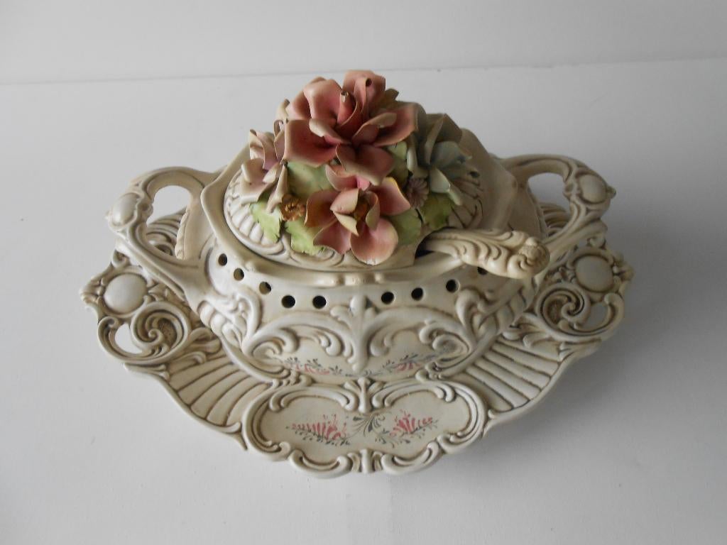 art deco soepterrine, Ophalen of Verzenden