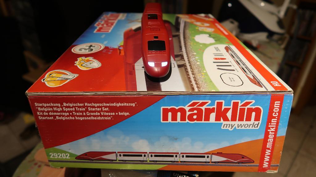Train Märklin - Thalys, Wisselstroom, Ophalen of Verzenden, Märklin, Gebruikt