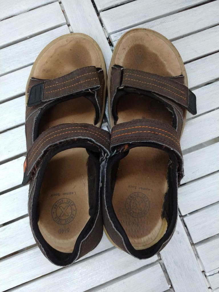 Sandalen Heren maat 40, Bruin, Zo goed als nieuw, Ophalen, Sandalen