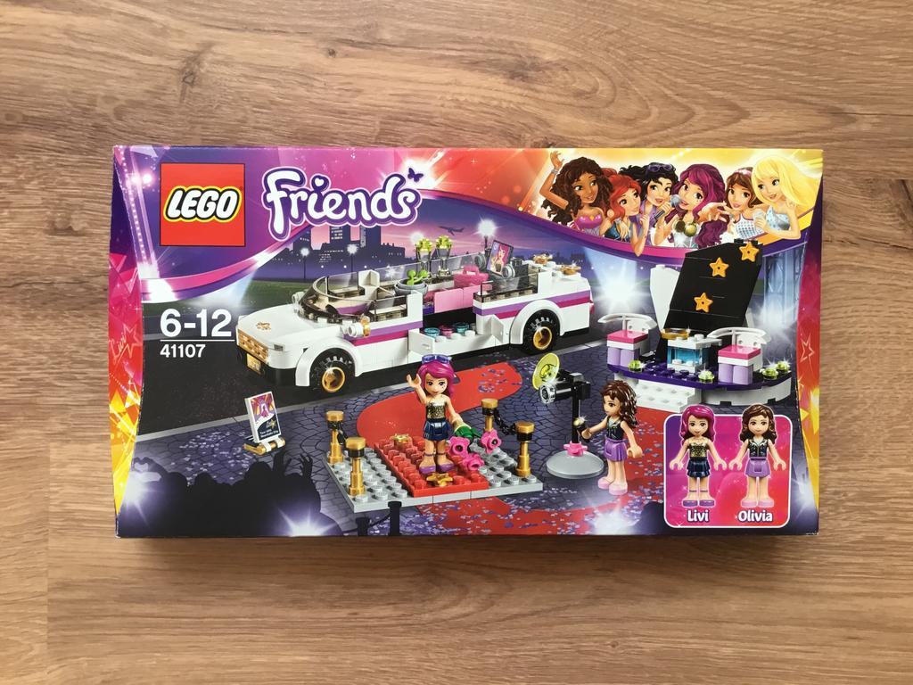 LEGO FRIENDS 41107 la limousine Pop Star., Kinderen en Baby's, Ophalen of Verzenden, Zo goed als nieuw, Complete set, Lego