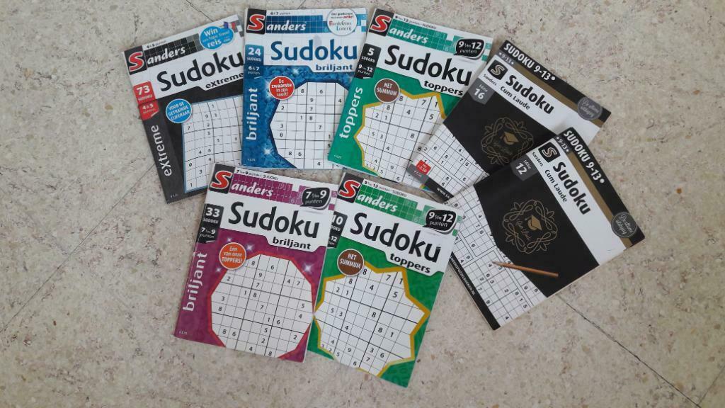 7 sudoku's, Consoles de jeu & Jeux vidéo, Jeux | Autre, Enlèvement ou Envoi, 1 joueur, À partir de 18 ans, Comme neuf