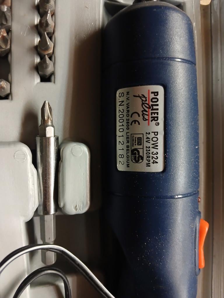 Schroefmachine,powerplus, Ophalen