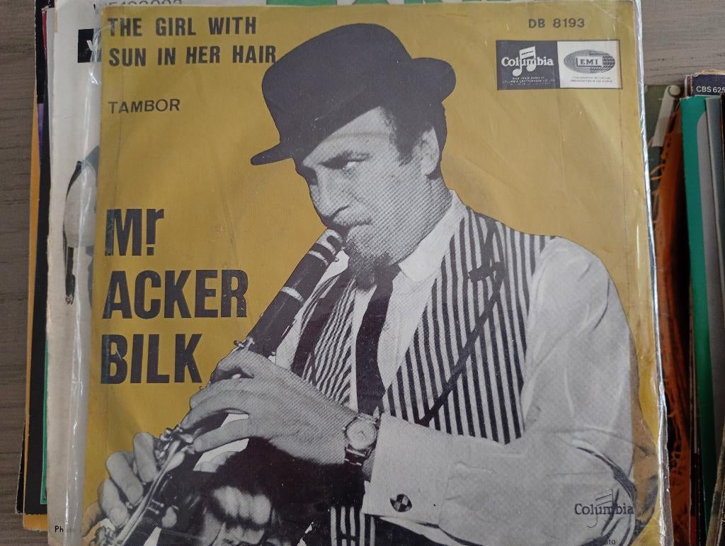 Mr. Acker Bilk - The girl with sun in her hair, Cd's en Dvd's, Vinyl Singles, Gebruikt, Verzenden, 7 inch, Single