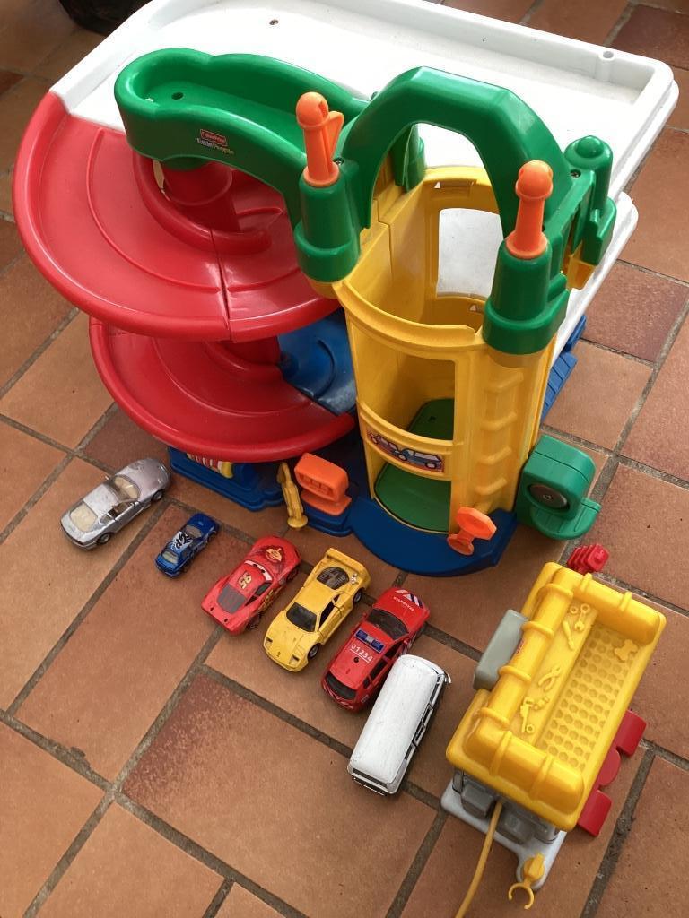 Speelgoed garage en wasserette, Ophalen, Gebruikt, Speelset
