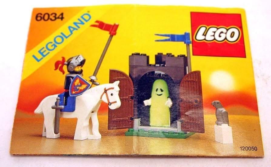 LEGO Castle Black Knights 6034 Black Monarch's Ghost complee, Enlèvement ou Envoi, Comme neuf, Ensemble complet, Lego