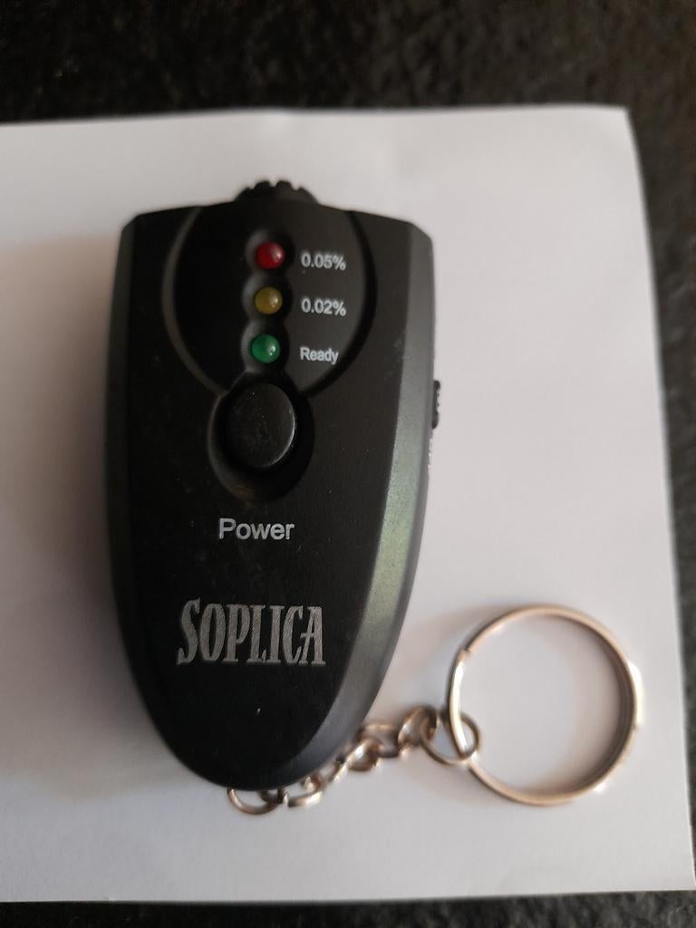 Alcoholtester met sleutelhanger, Ophalen of Verzenden, Nieuw