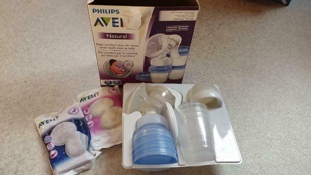 Tire-lait Manuel Philips Avent SCF330/13 Complet, Ophalen of Verzenden, Zo goed als nieuw, Borstkolf