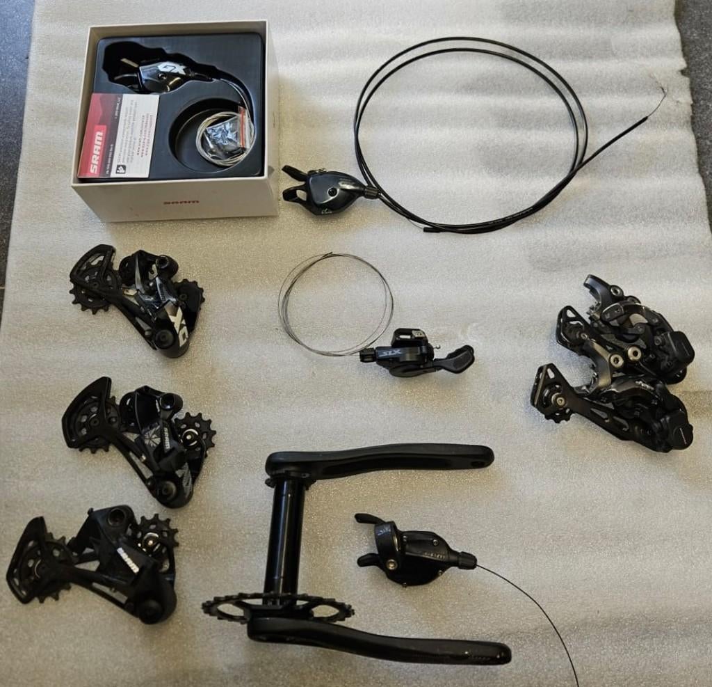 11 & 12 speed Sram en Shimano mtb onderdelen, Fietsen en Brommers, Fietsonderdelen, Gebruikt, Derailleur of Ketting, Ophalen of Verzenden