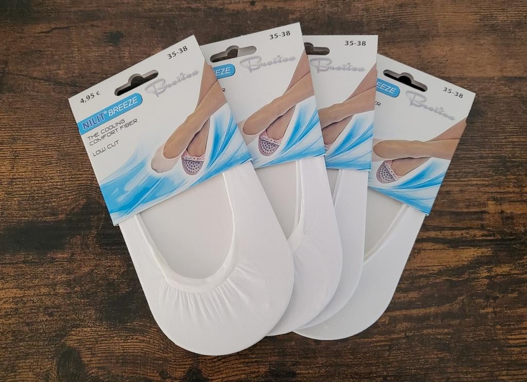Sokjes 4 paar van Breitex Maat: 35-38 *Nieuw*, Ophalen of Verzenden, Nieuw, Maat 35 t/m 38