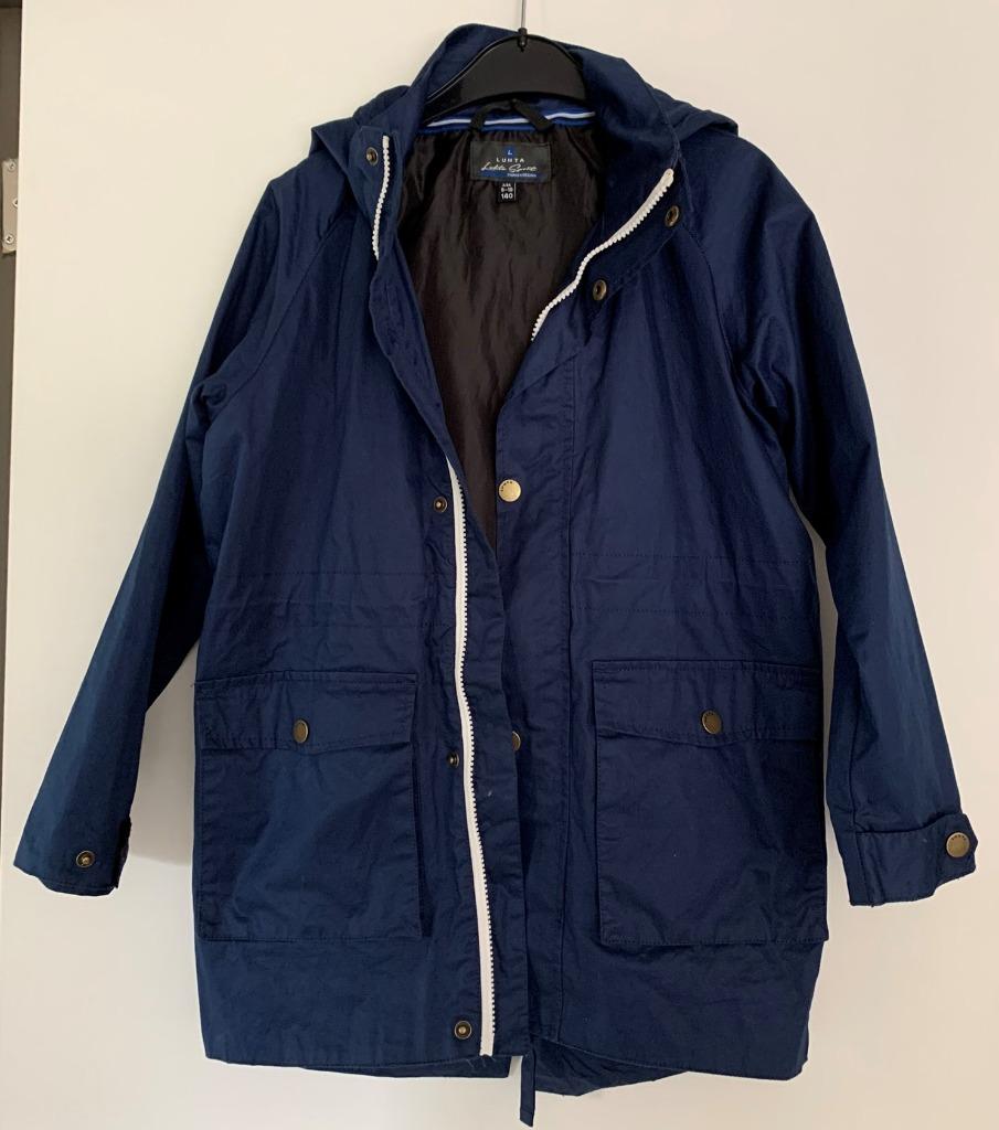 Blauwe parka Luhta meisjes 9-10 jaar, Meisje, Luhta, Ophalen of Verzenden, Zo goed als nieuw