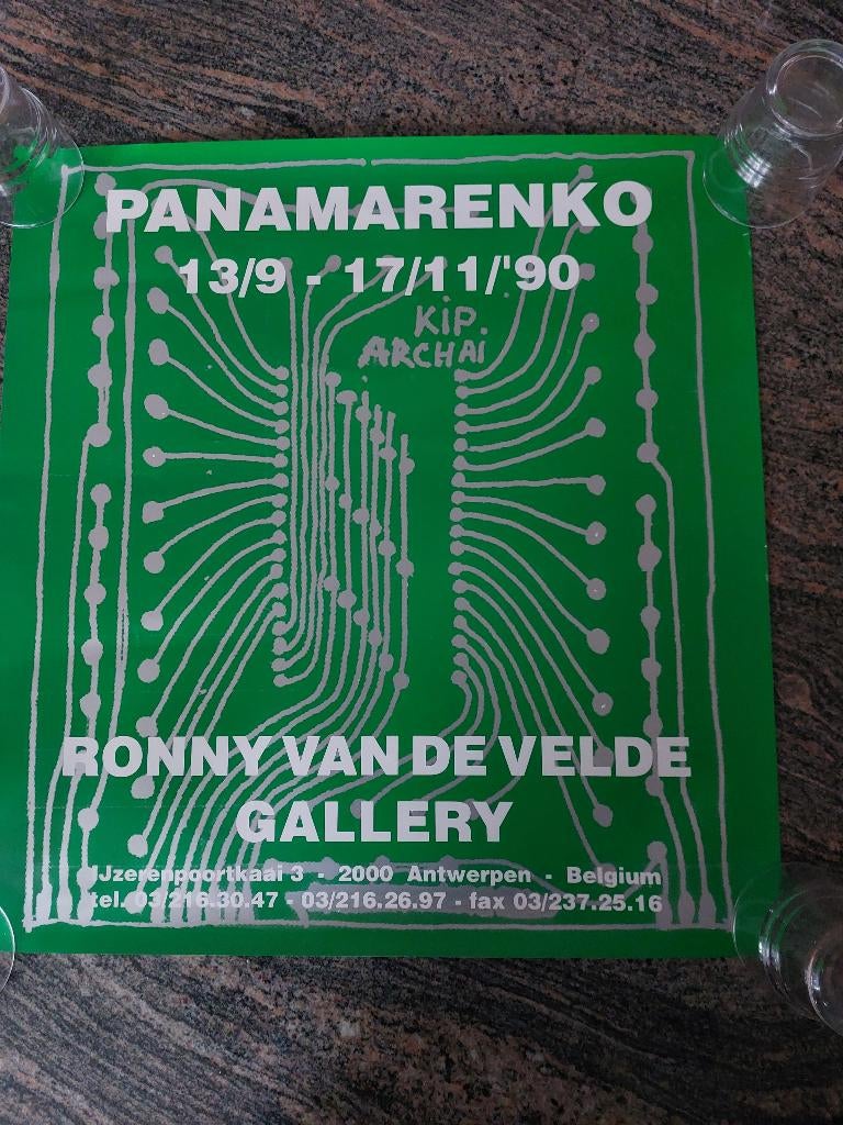 panamarenko affiche, Antiek en Kunst, Ophalen of Verzenden