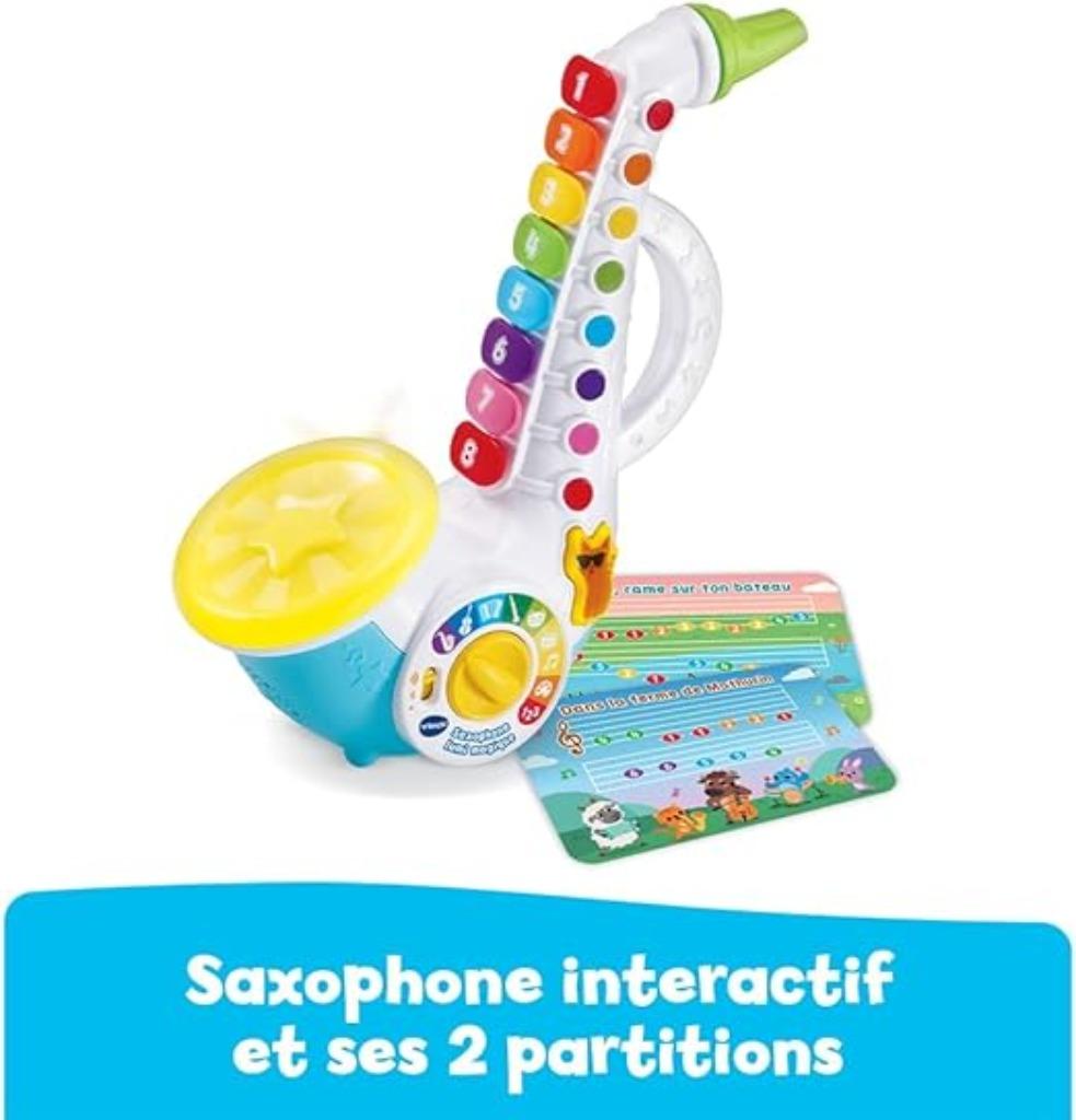 Saxophone interactif VTech avec partition LIVRAISON GRATUITE, Neuf, -, -, VTECH