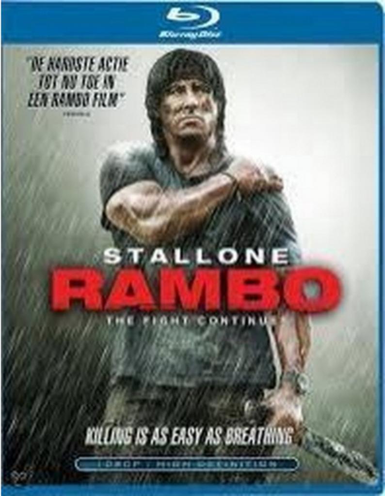 Rambo 4 (2008) Blu-ray, Cd's en Dvd's, Ophalen of Verzenden, Gebruikt, Actie
