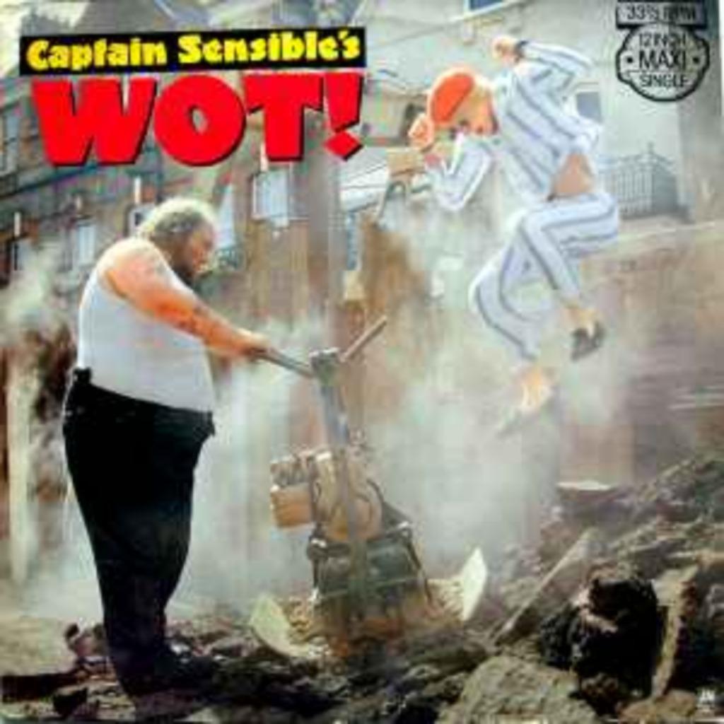 MAXI-SINGLE Captain Sensible‎ — Blanc !, Enlèvement ou Envoi, Utilisé, 12 pouces