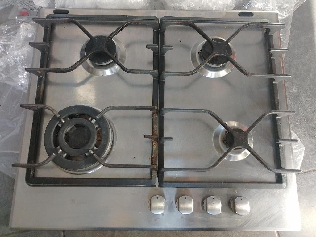 Whirlpool Kookplaat Gas, Ophalen, Gebruikt, 50 tot 100 cm, Minder dan 100 cm