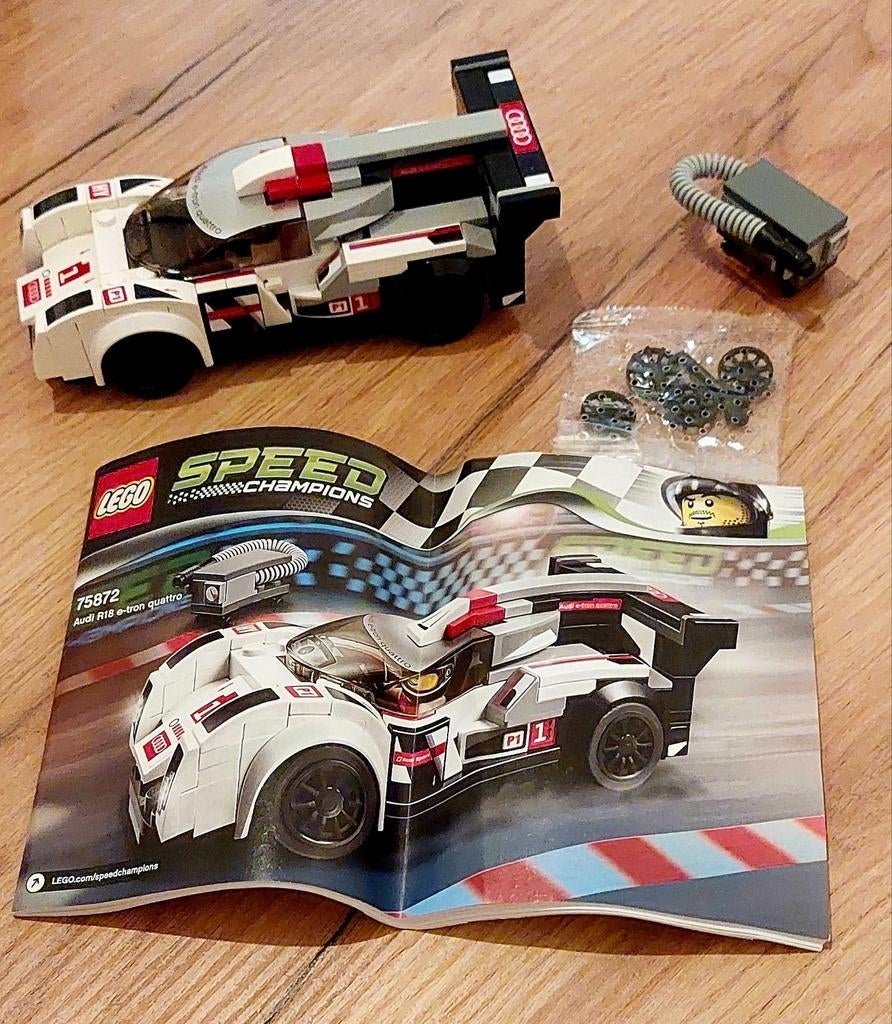 LEGO Speed Champions Audi R18 E-tron Quattro 75872, Kinderen en Baby's, Speelgoed | Duplo en Lego, Ophalen, Zo goed als nieuw