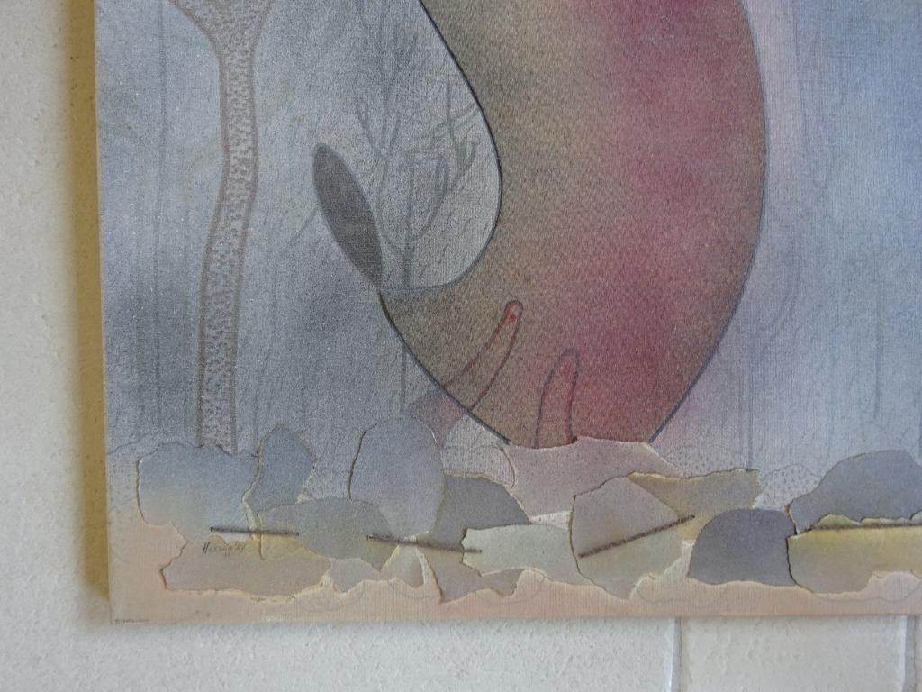 Herwig - van Holsbeeck, doek, 80 x 70, Smog '84, Enlèvement