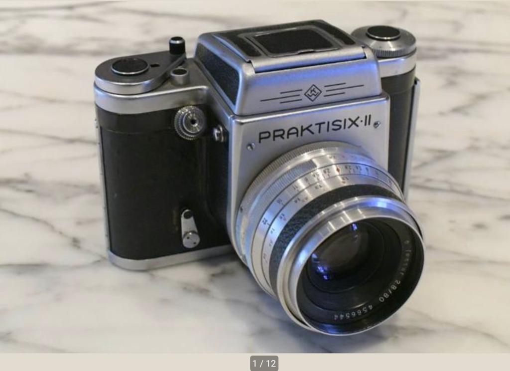 Praktisix II avec Carl Zeiss Tessar 80 mm/f/2,8, Enlèvement ou Envoi, 1960 à 1980, Appareils photo