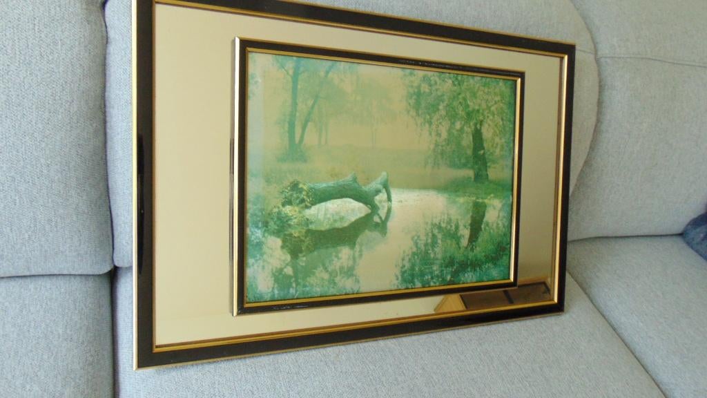 Cadre de miroir moderne, Maison & Meubles, Enlèvement, Comme neuf