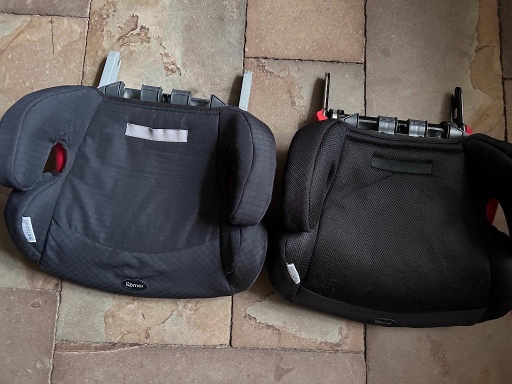 Réhausseur - siège auto enfant ISOFIX sans dossier RÖMER, Romer, Gebruikt, Afneembare rugleuning, Ophalen of Verzenden