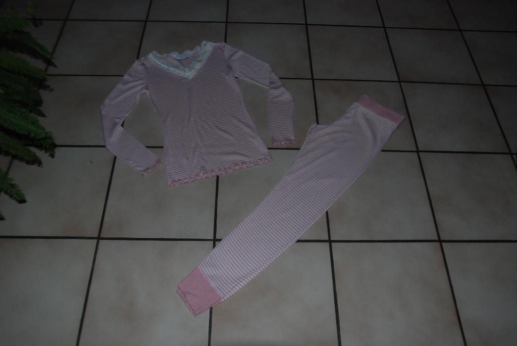 SECRET POSSESSIONS roze gestreepte damespyjama T34/36 of XS, SECRET POSSESSIONS, Ophalen of Verzenden, Zo goed als nieuw, Maat 34 (XS) of kleiner